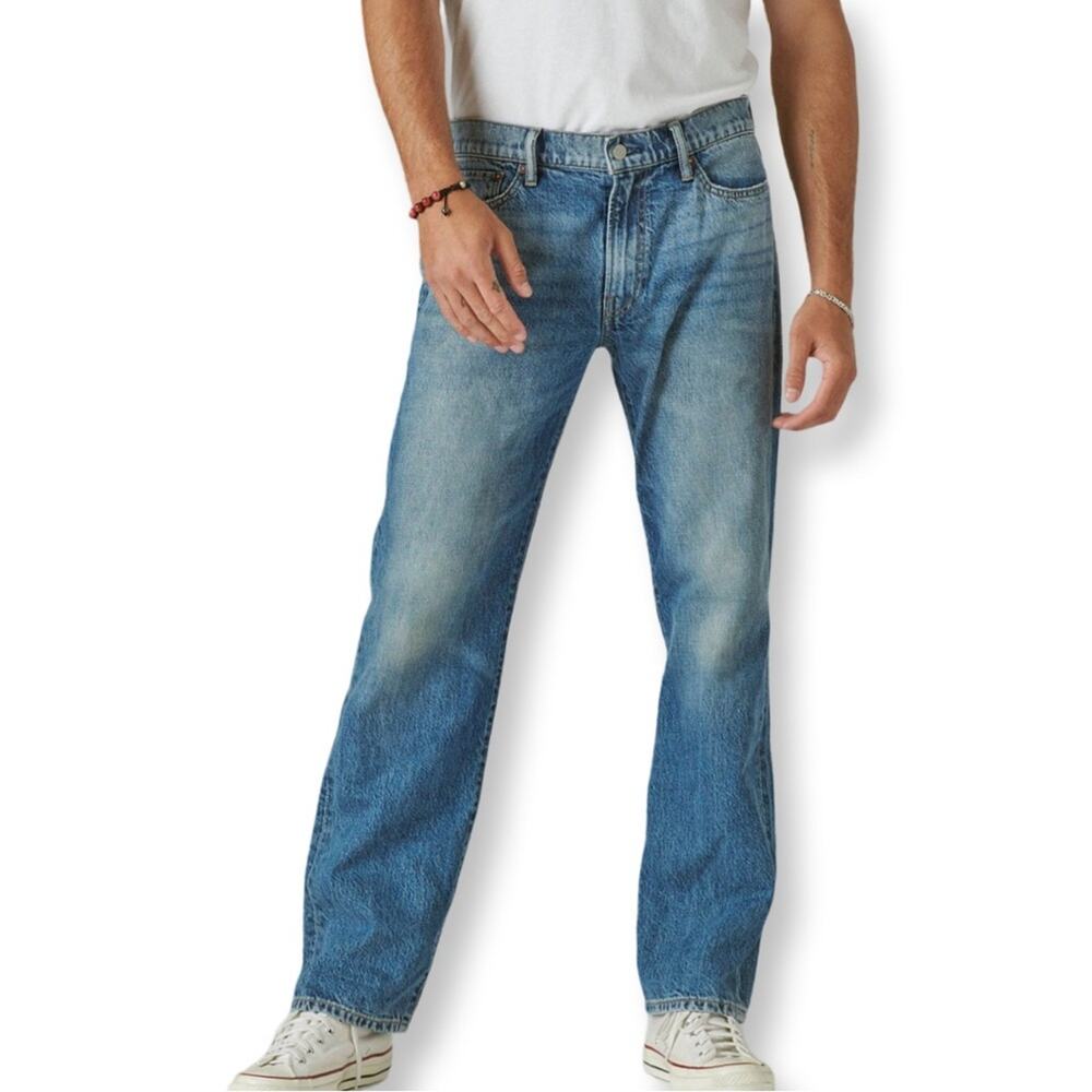 Men’s Lucky Brand Vintage Straight Relaxed Fit Jeans Sz 34